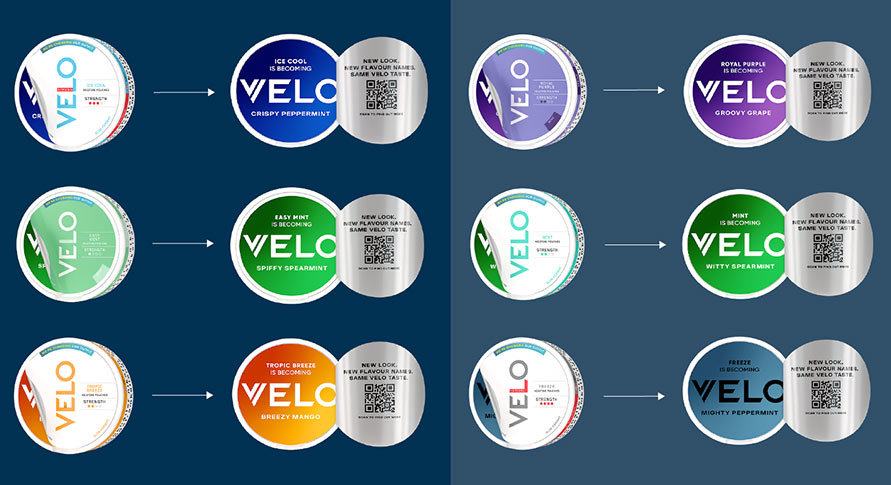 VELO 2024 Redesign: New Names, Fresh Designs, Same Great Flavors!